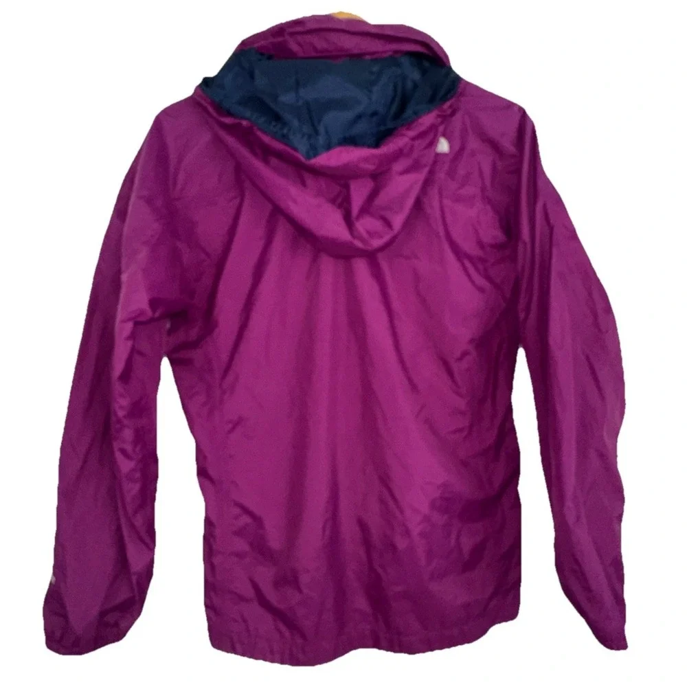 The North Face HYVENT Rain Jacket Girls 18 XL Nylon Waterproof Lightweight Hood‎